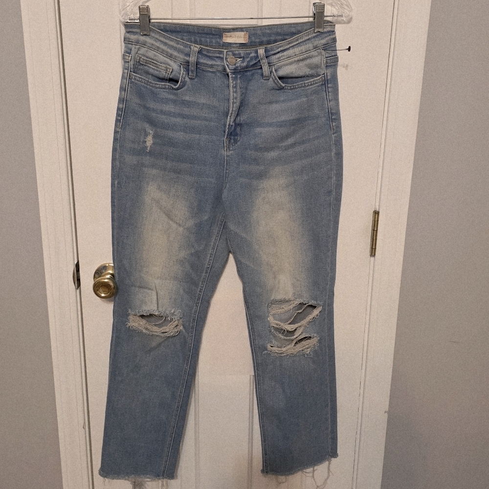 Alter'd State Distressed Light Wash Jeans Size 29